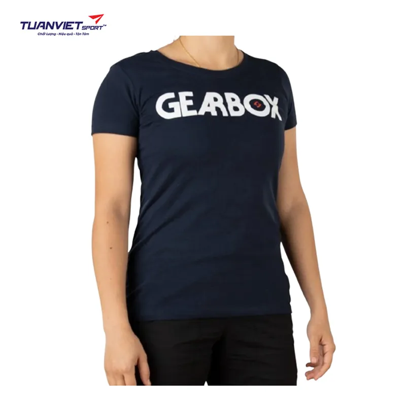 Áo cotton thể thao nữ Tee Navy (Tilt)