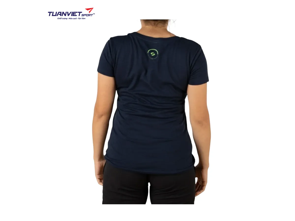 Áo cotton thể thao nữ Gearbox Tee Navy (Dome Racquetball)