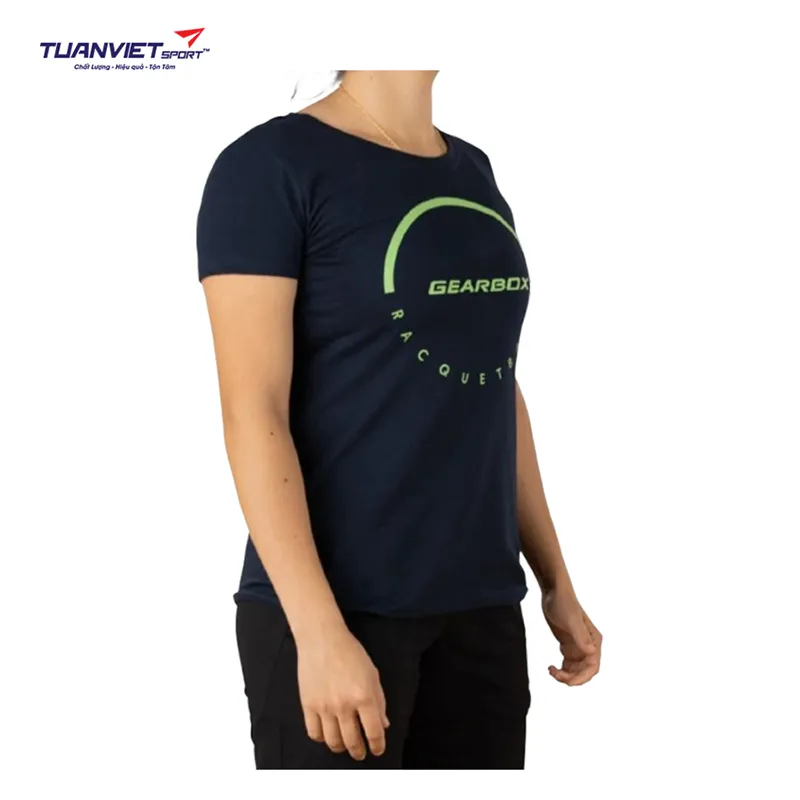  Áo cotton thể thao nữ Tee Navy (Dome Racquetball) 