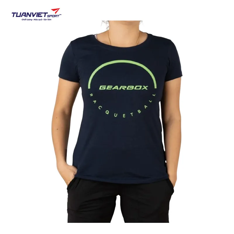  Áo cotton thể thao nữ Tee Navy (Dome Racquetball) 