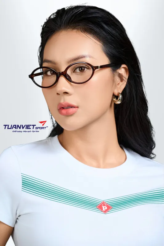 &Aacute;o Thun T-shirt Croptop Nữ PILI Hoạ Tiết In Chữ V