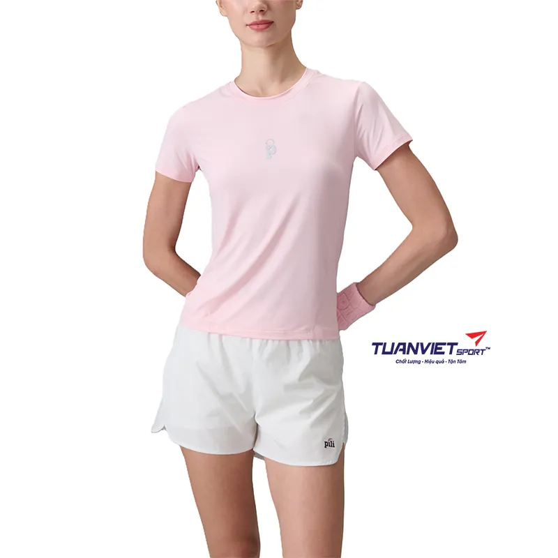 &Aacute;o Thun Thể Thao Nữ PILI Cổ Tr&ograve;n Cao Cấp