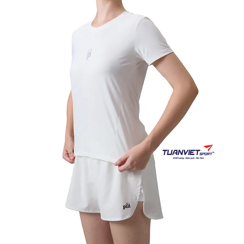 &Aacute;o Thun Thể Thao Nữ PILI Cổ Tr&ograve;n Cao Cấp