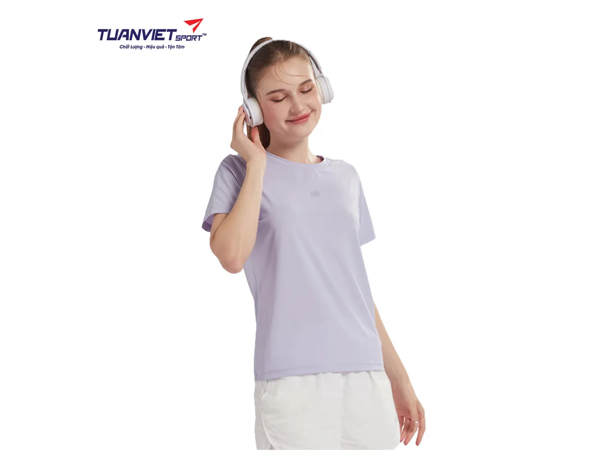 Áo Thun Nữ PILI Cổ Tròn Dáng Fit