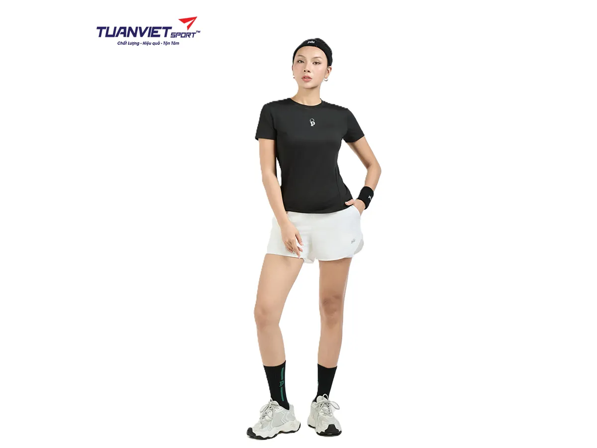 Áo Thun Thể Thao Nữ PILI Cổ Tròn Form Tôn Dáng