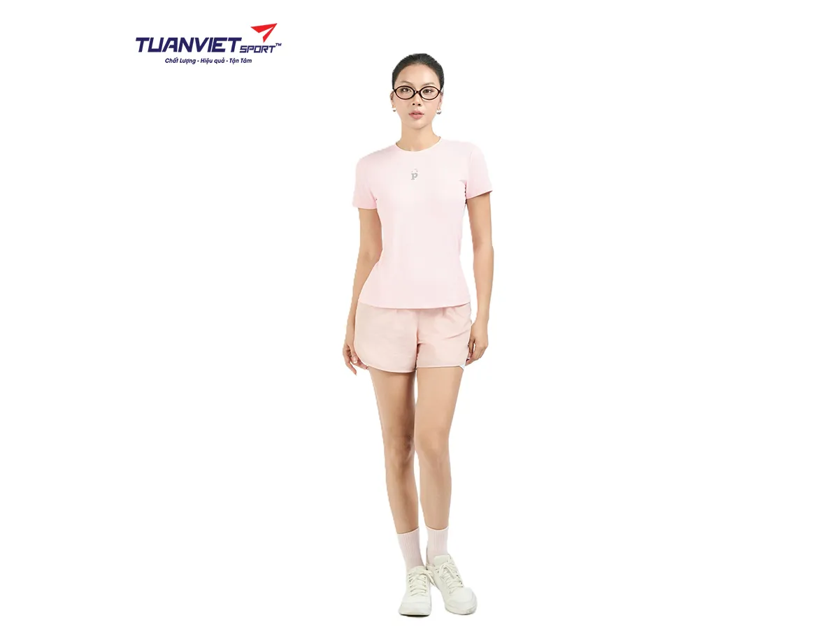 Áo Thun Thể Thao Nữ PILI Cổ Tròn Form Tôn Dáng