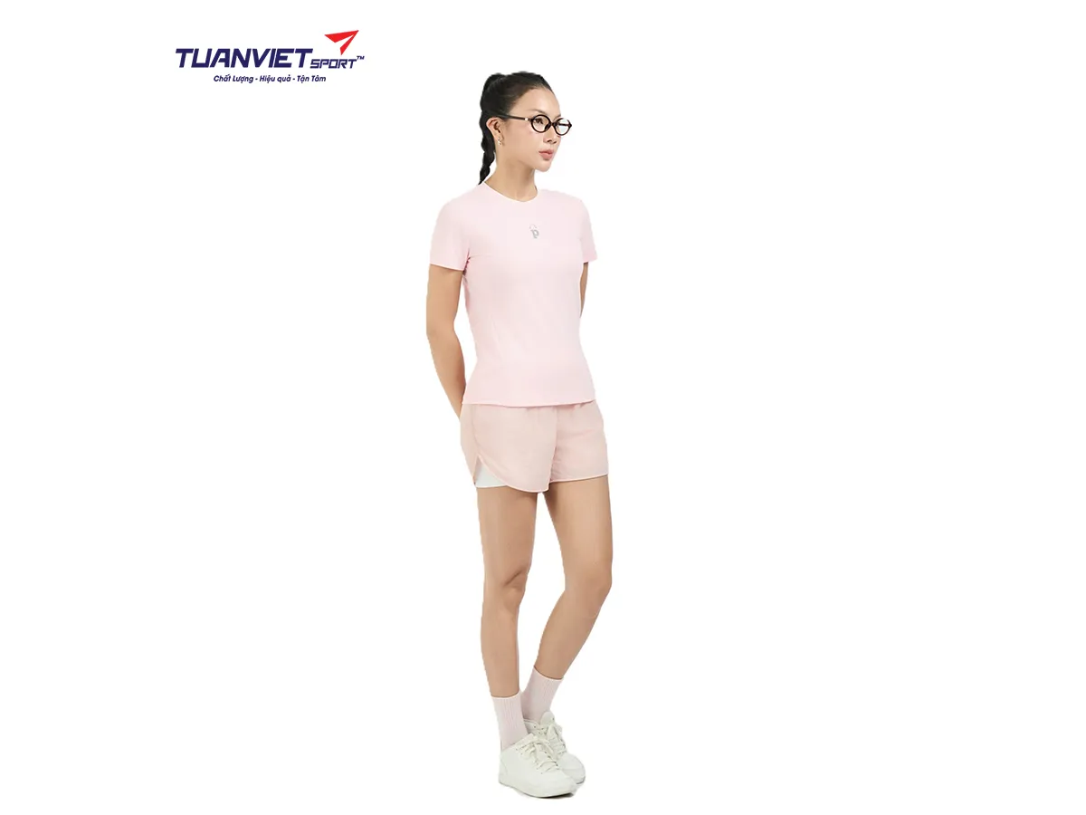 Áo Thun Thể Thao Nữ PILI Cổ Tròn Form Tôn Dáng