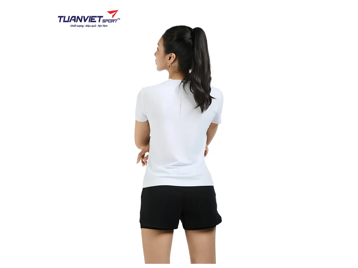 Áo Thun Thể Thao Nữ PILI Cổ Tròn Form Tôn Dáng