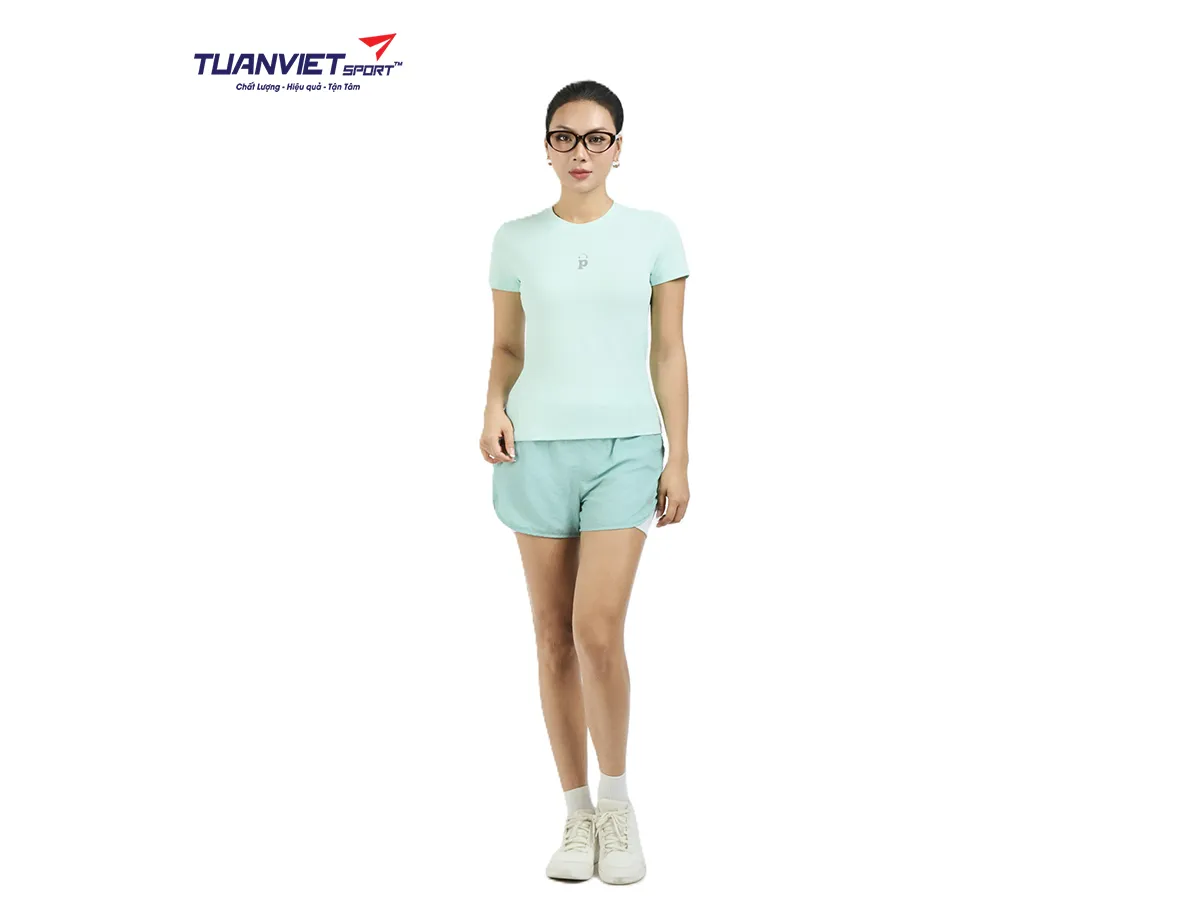 Áo Thun Thể Thao Nữ PILI Cổ Tròn Form Tôn Dáng