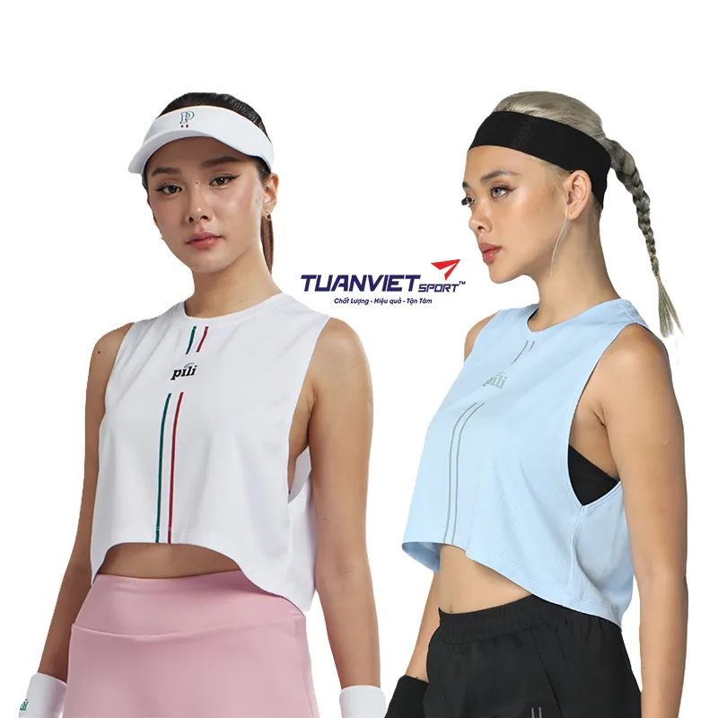 &Aacute;o Thun Tanktop Croptop Nữ PILI Kho&eacute;t S&acirc;u