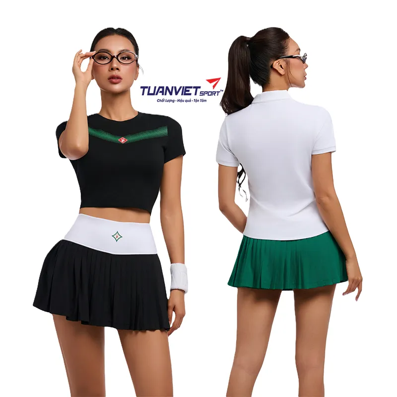 Ch&acirc;n V&aacute;y Xếp Ly Thể Thao Nữ PILI C&oacute; Quần Bảo Hộ