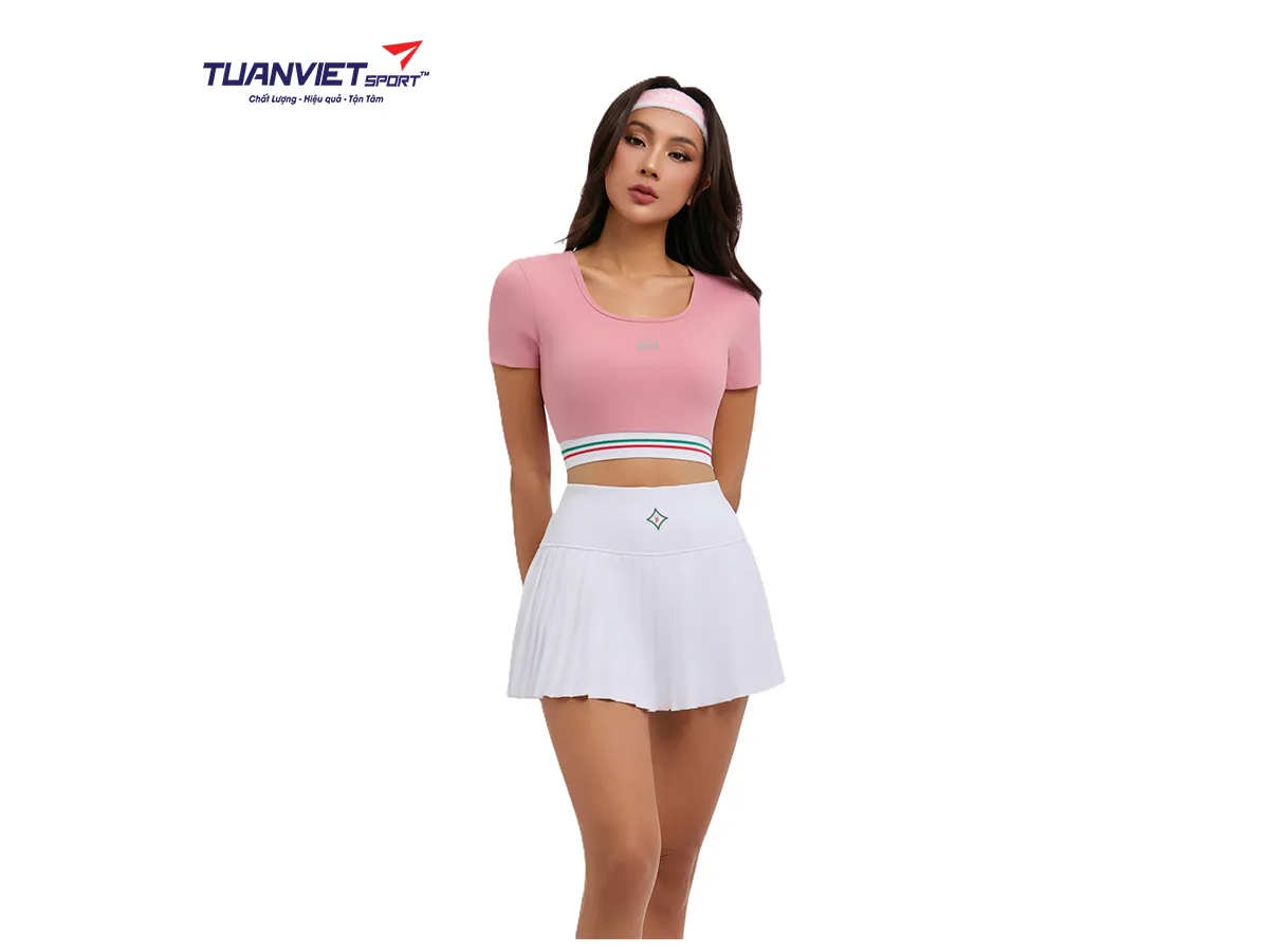 Chân Váy Xếp Ly Thể Thao Nữ PILI Có Quần Bảo Hộ