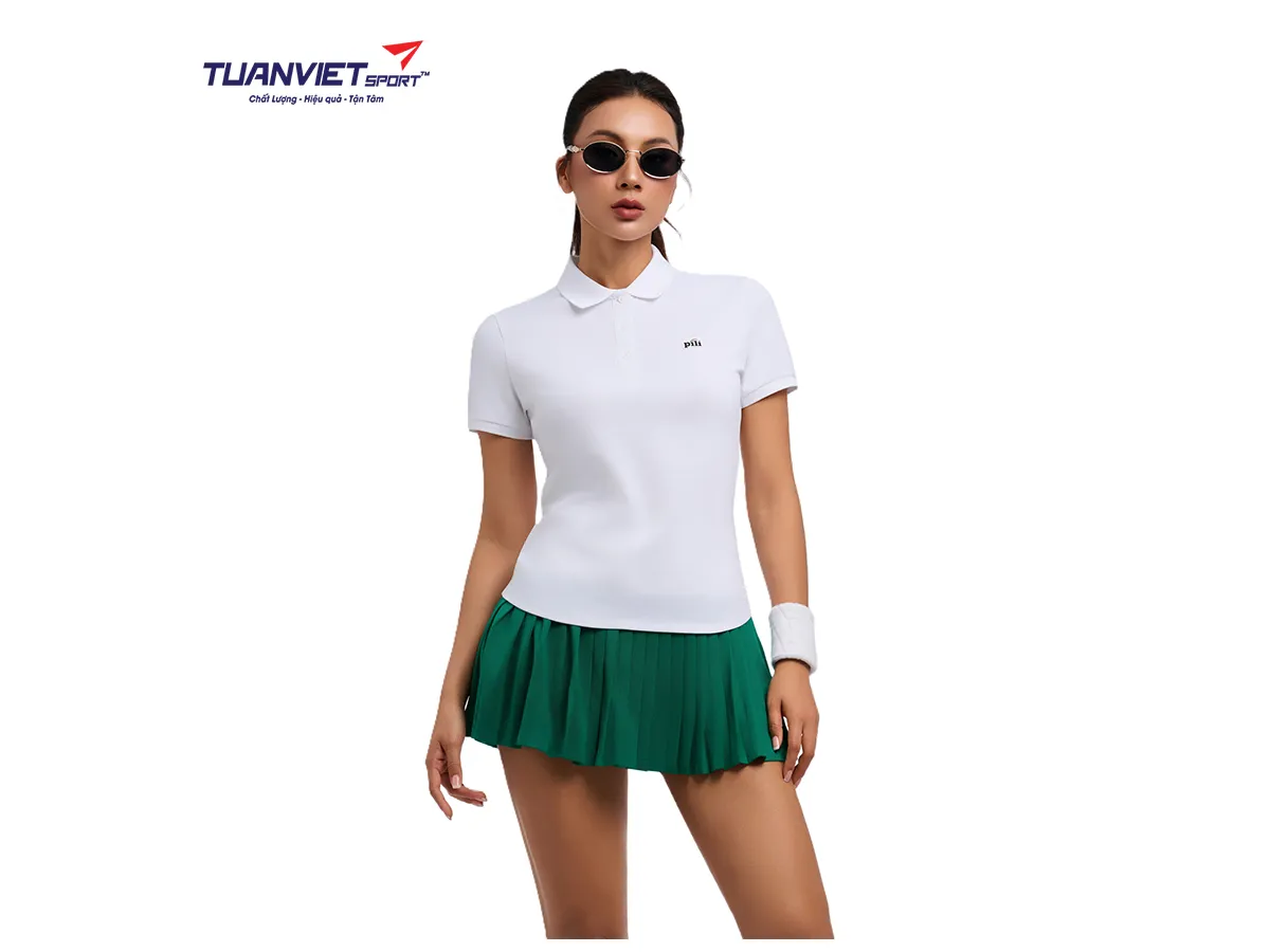 Chân Váy Xếp Ly Thể Thao Nữ PILI Có Quần Bảo Hộ