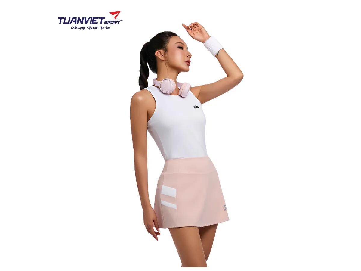 Chân váy chữ A ngắn đẹp nữ PILI có quần bảo hộ