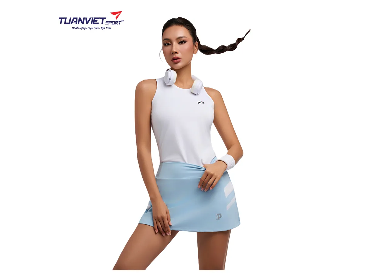 Chân váy chữ A ngắn đẹp nữ PILI có quần bảo hộ