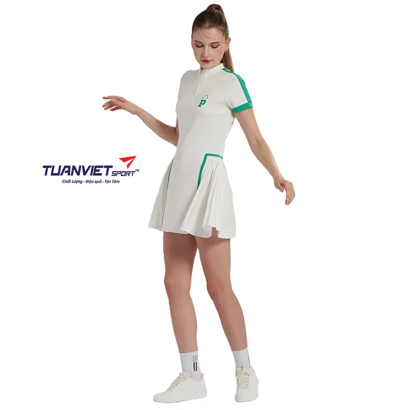 V&aacute;y Thể Thao Nữ PILI Xếp Ly Hai B&ecirc;n Eo