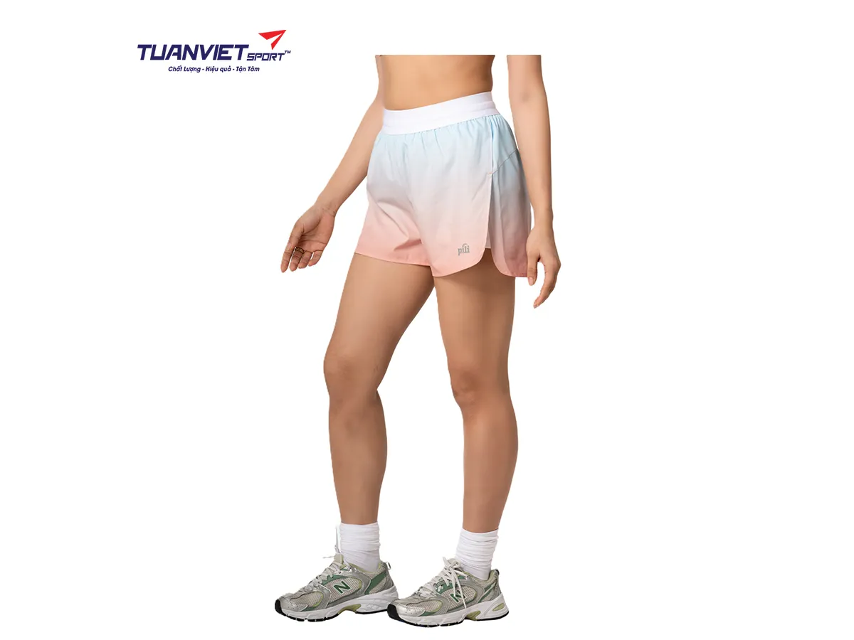 Quần Short Thể Thao Nữ PILI Phối Vạt Chéo