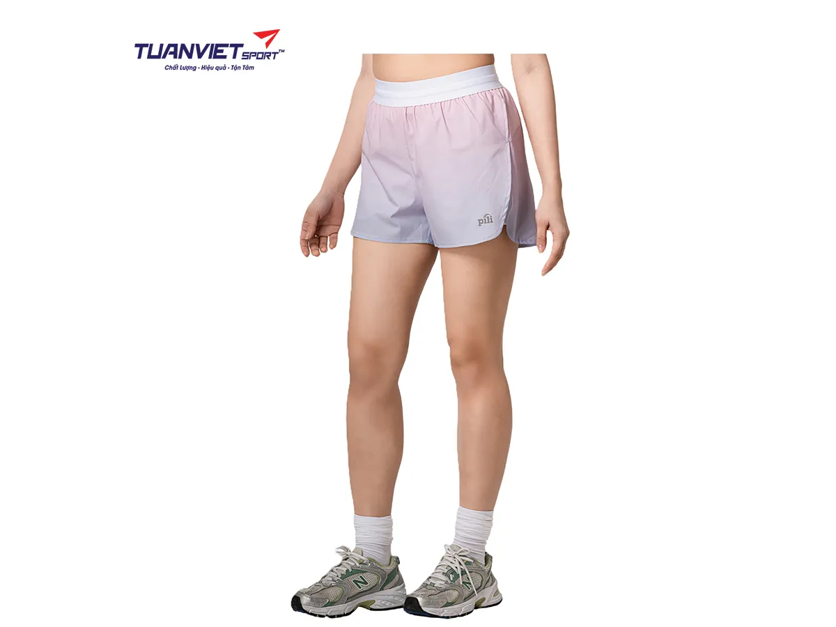 Quần Short Thể Thao Nữ PILI Phối Vạt Chéo