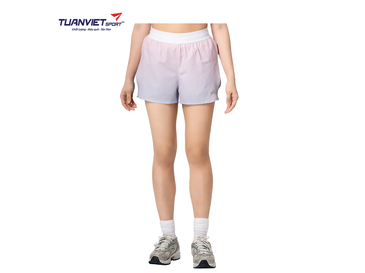 Quần Short Thể Thao Nữ PILI Phối Vạt Chéo