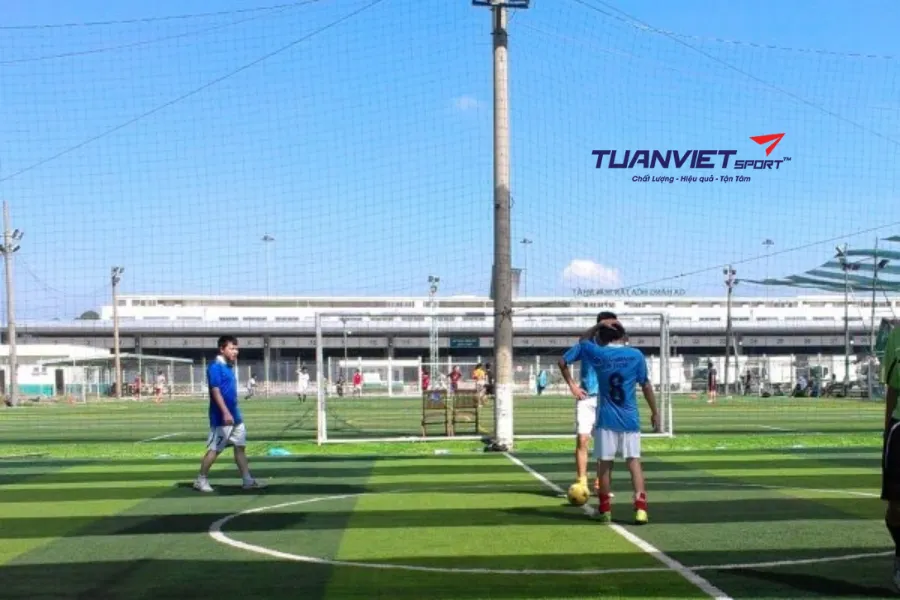 diện tích sân bóng đá 5 người