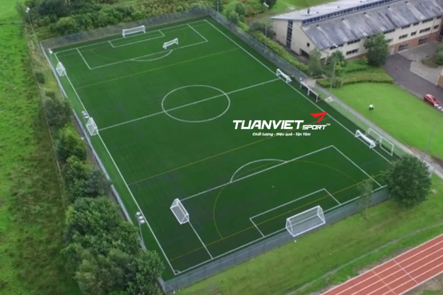 diện tích sân bóng đá 7 người