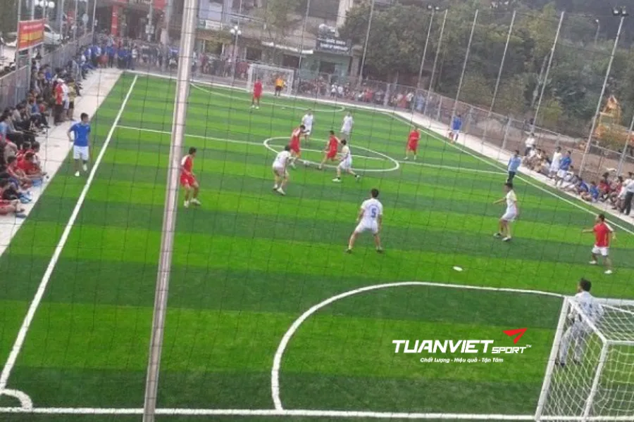 tiêu chuẩn sân bóng đá 7 người