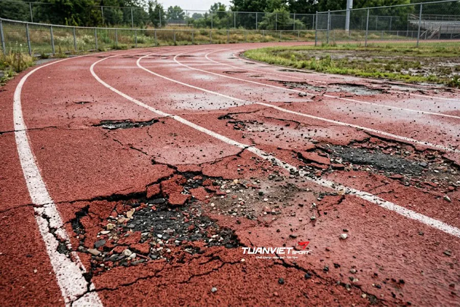 Cách duy trì chất lượng sau khi thi công đường chạy điền kinh hiệu quả