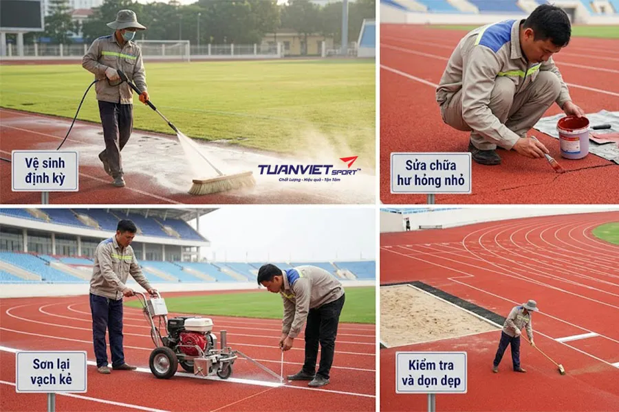 V&igrave; sao n&ecirc;n chọn s&agrave;n acrylic tổng hợp khi x&acirc;y dựng đường chạy điền kinh?