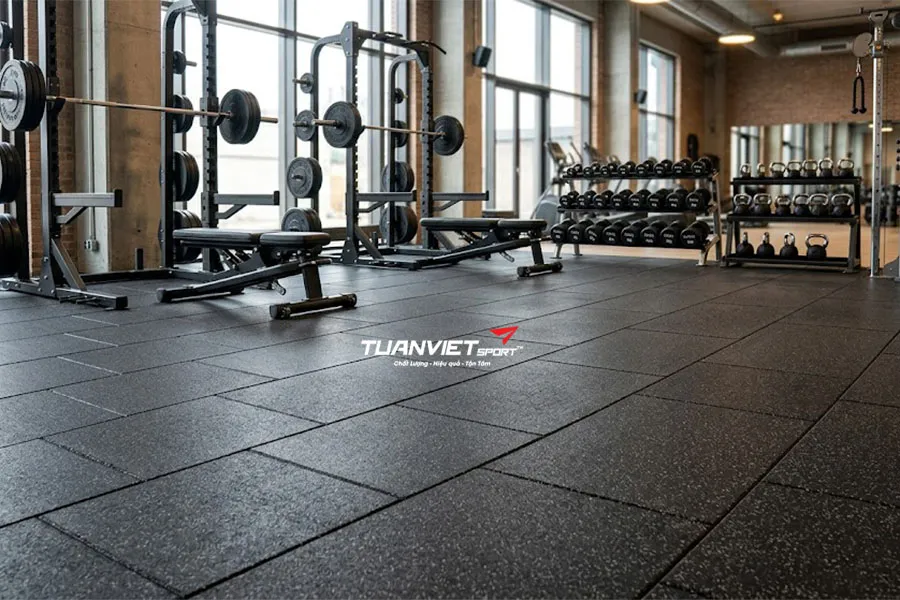 Bí quyết vệ sinh và bảo dưỡng sàn phòng gym chống trơn trượt hiệu quả