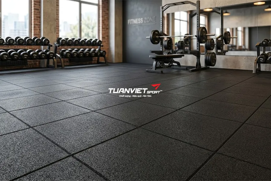 Kinh nghiệm chọn và lắp đặt gạch cao su bền đẹp an toàn