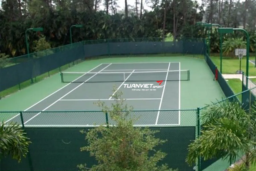Hướng dẫn thi công sân cầu lông ngoài trời đúng kỹ thuật và an toàn