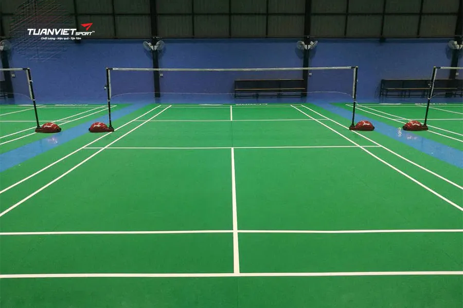 Quy Tr&igrave;nh Thi C&ocirc;ng Sơn S&acirc;n Cầu L&ocirc;ng Đạt Chuẩn Thi Đấu BWF Chi Tiết Từng Bước