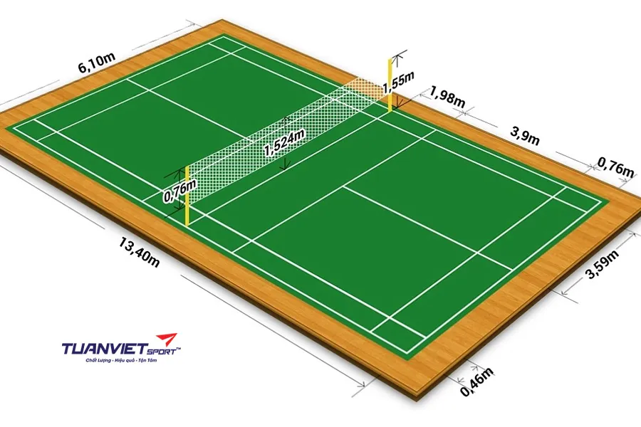 Toàn bộ chi phí xây dựng sân cầu lông trong nhà và những khoản dễ phát sinh nhất