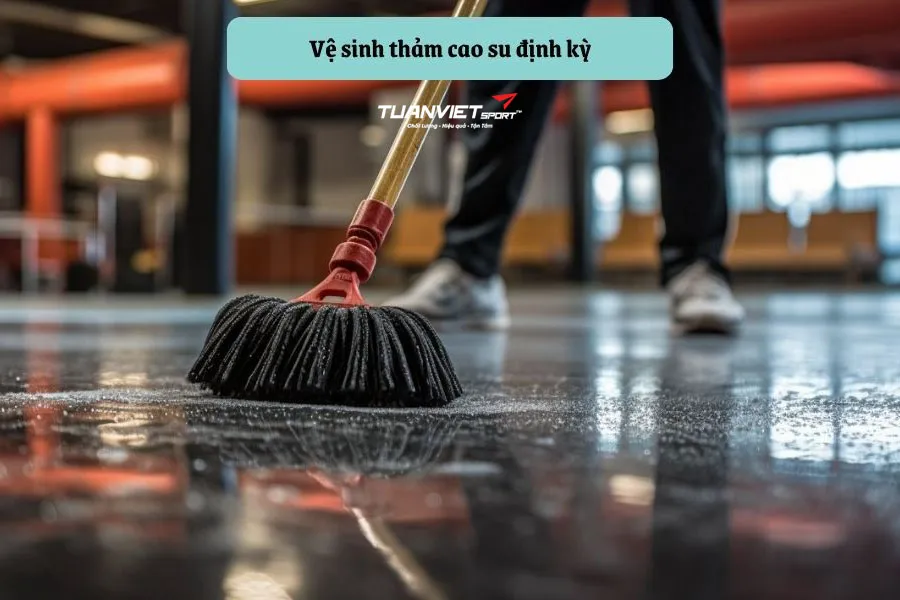Bảo tr&igrave; vệ sinh s&agrave;n EPDM đ&uacute;ng c&aacute;ch để tăng độ bền v&agrave; an to&agrave;n