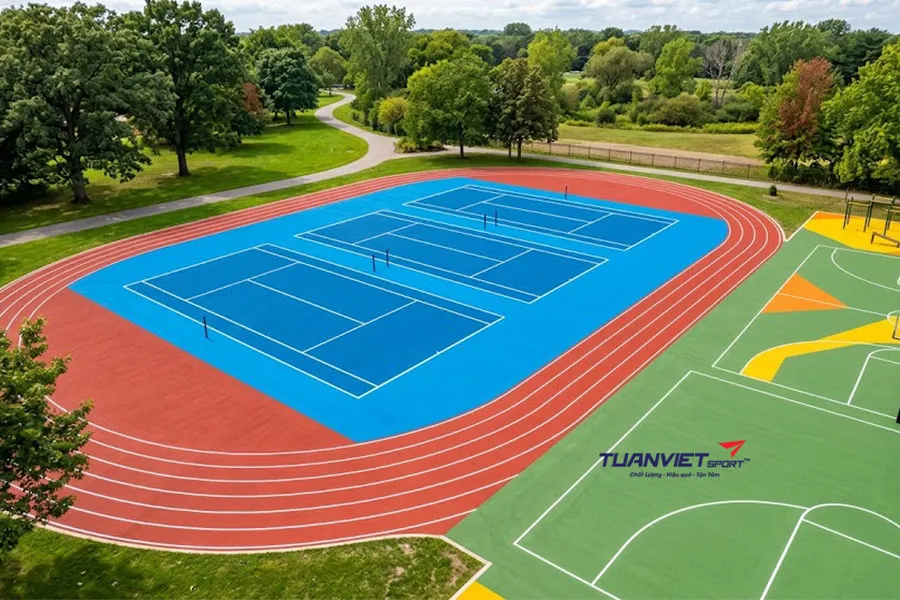 Hạt cao su EPDM trong thi c&ocirc;ng, Ưu điểm bảng m&agrave;u v&agrave; ứng dụng