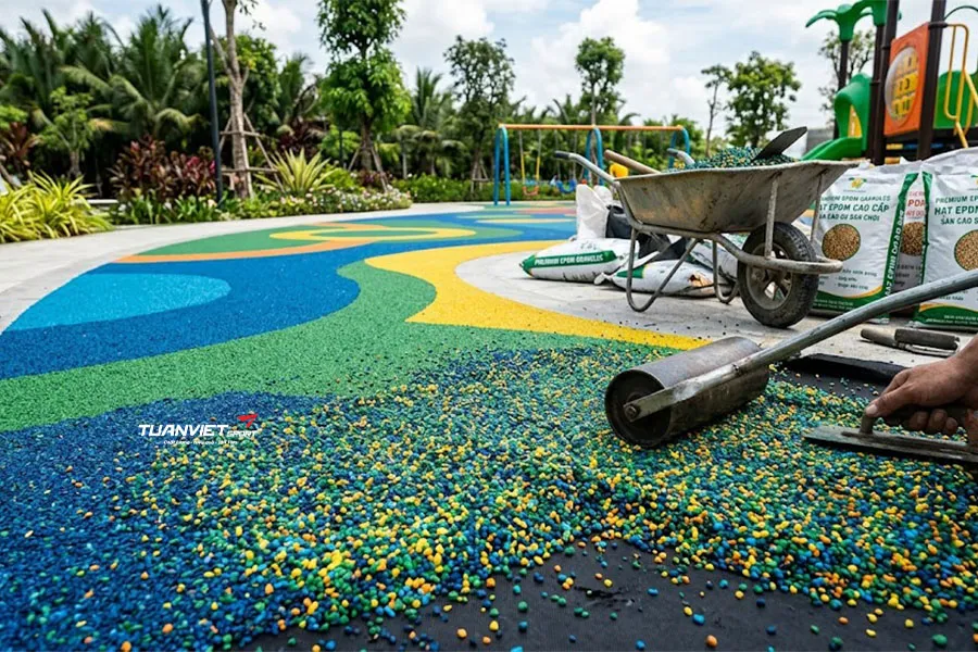 Hạt EPDM chất lượng cao đạt ISO 9001 REACH PAHs có gì khác biệt?