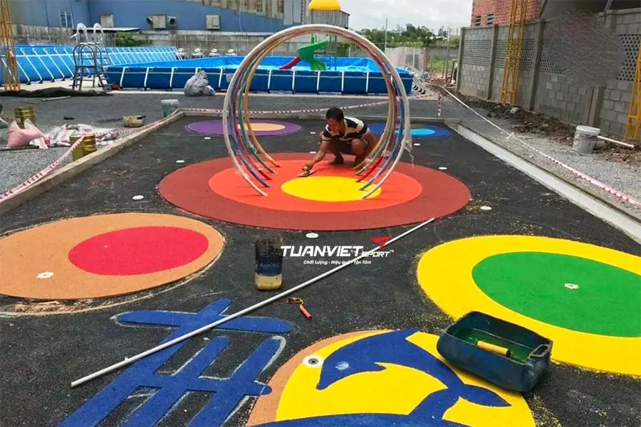 Hướng dẫn chăm s&oacute;c s&agrave;n cao su EPDM chuy&ecirc;n nghiệp cho đơn vị thi c&ocirc;ng