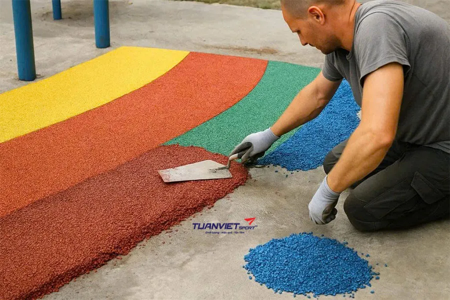 Những lưu &yacute; khi thi c&ocirc;ng v&agrave; sử dụng s&agrave;n cao su EPDM