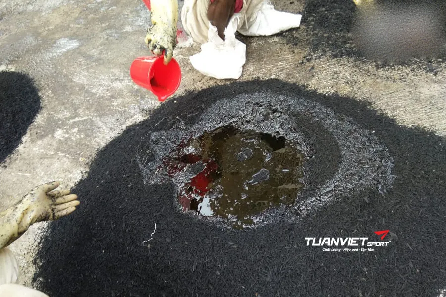 Thi c&ocirc;ng thảm cao su EPDM cho s&acirc;n chơi trẻ em an to&agrave;n