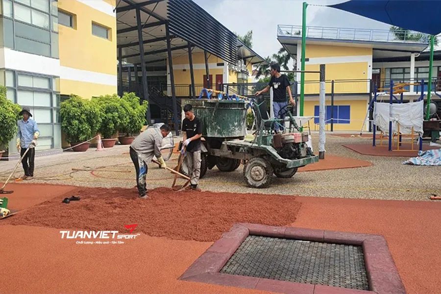 Tìm hiểu cấu tạo sàn EPDM đạt chuẩn EN 1177