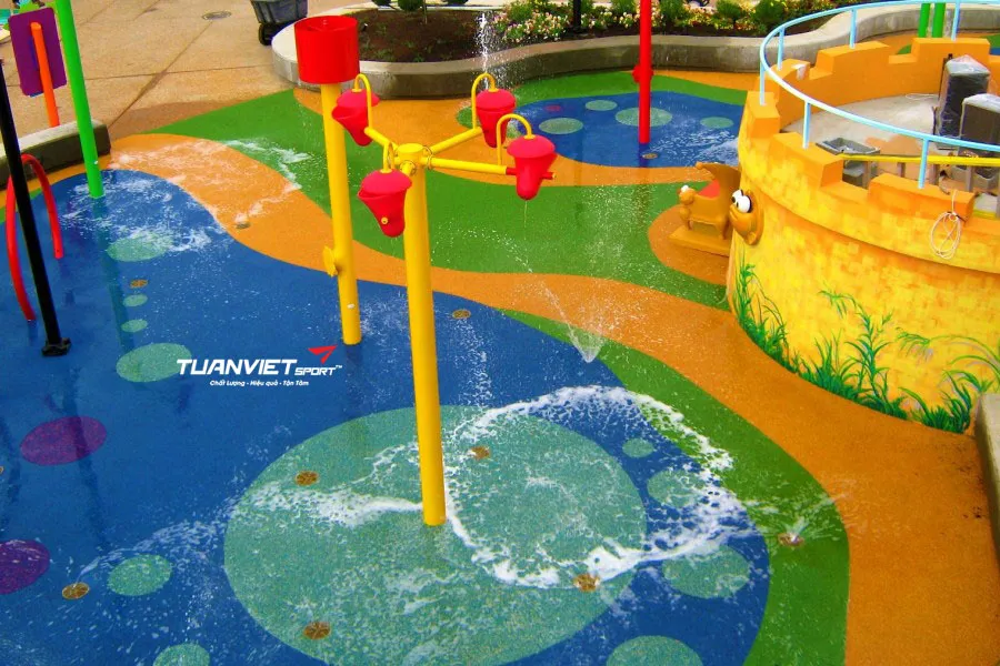 Ưu điểm của sàn cao su EPDM cho sân chơi trẻ em an toàn và bền đẹp