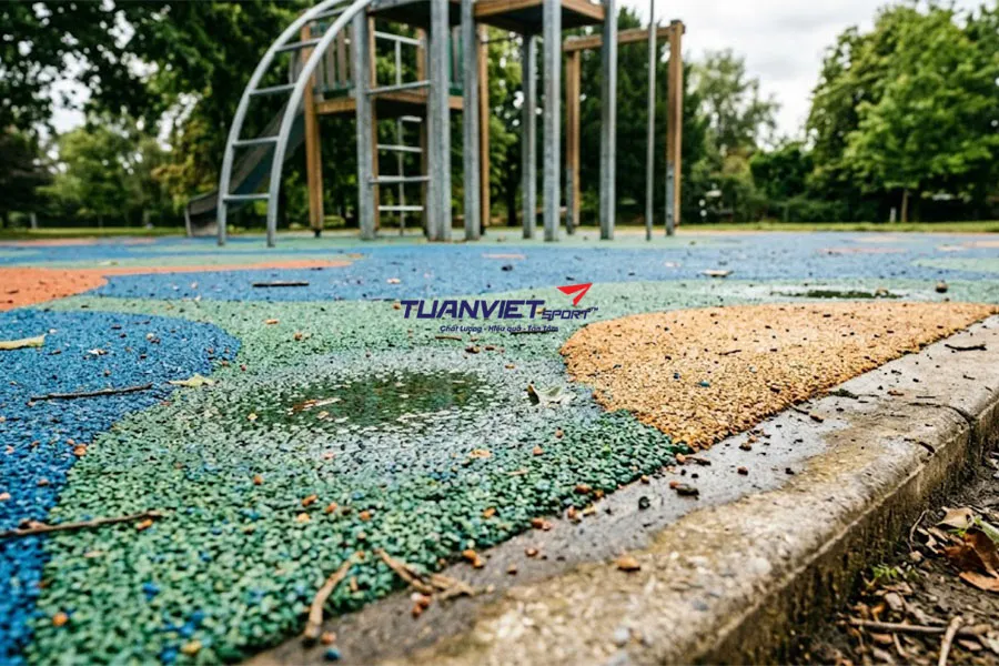 Ưu điểm của sàn cao su EPDM cho sân chơi trẻ em an toàn và bền đẹp