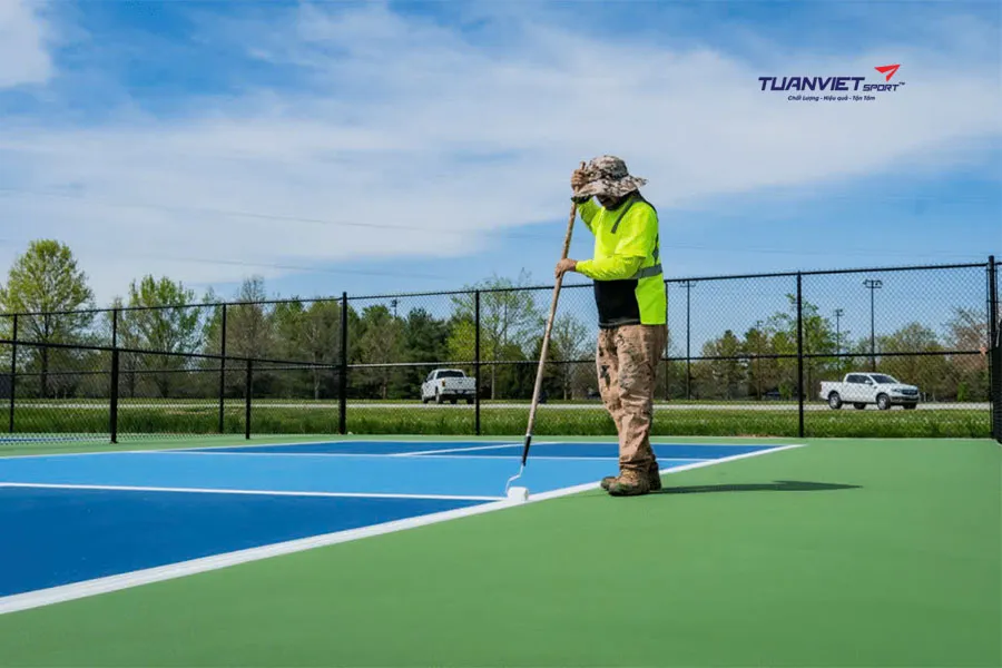 1 sân pickleball thi công hết bao nhiêu tiền? Dự toán chi phí làm sân chi tiết 2026