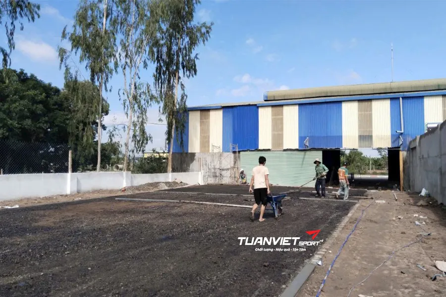 thi công sân pickleball trọn gói