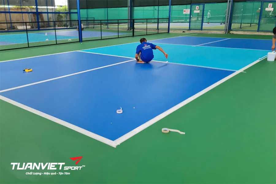 Các lỗi thường gặp khi thi công sân pickleball