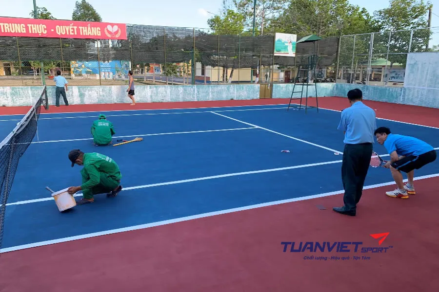 Các lỗi thường gặp khi thi công sân pickleball