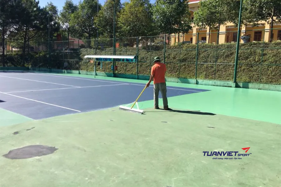 Hướng dẫn cải tạo s&acirc;n cũ th&agrave;nh s&acirc;n pickleball từ A đến Z