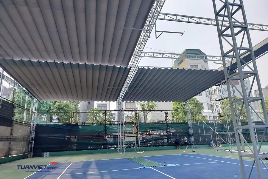 Thiết kế mái che sân Pickleball chuẩn kỹ thuật và tối ưu chi phí