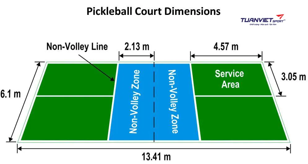 Vẽ sân pickleball đơn giản: Từ đo đạc, kẻ vạch đến căng lưới