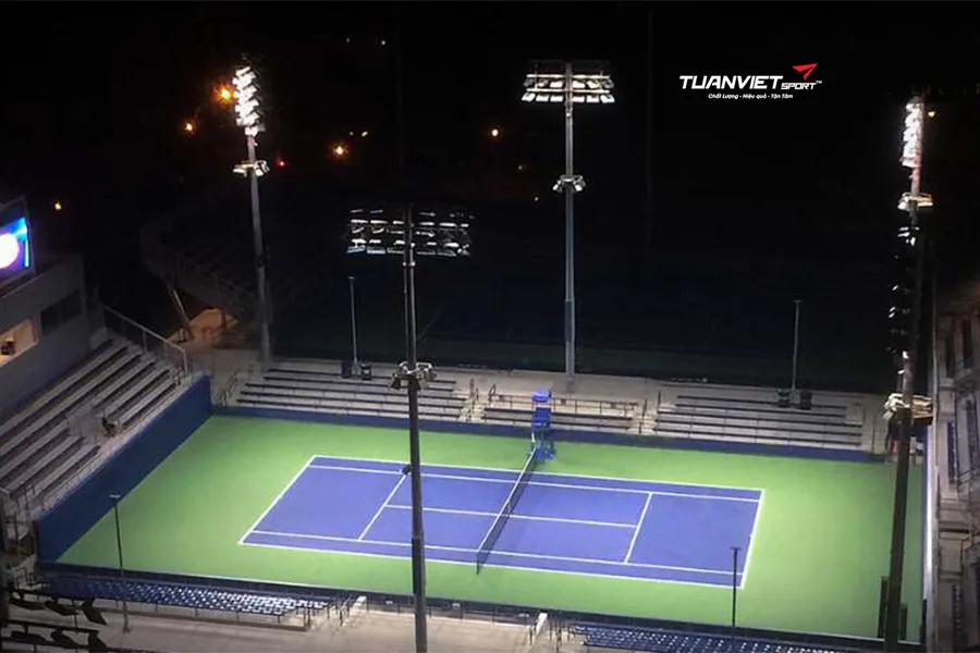 Hướng dẫn thi công đèn sân tennis tiết kiệm chi phí